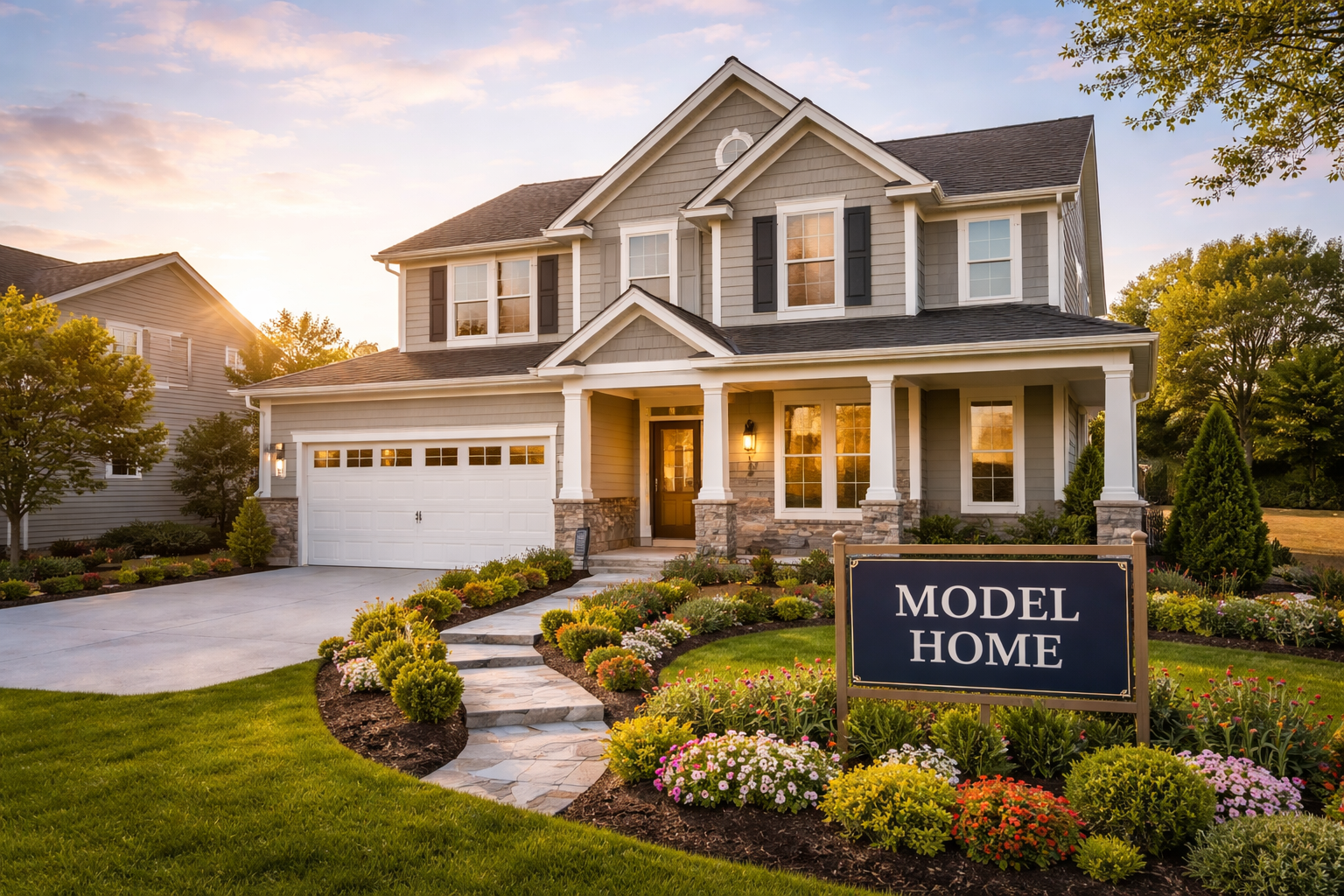 Matterport 3D tour for new construction model home